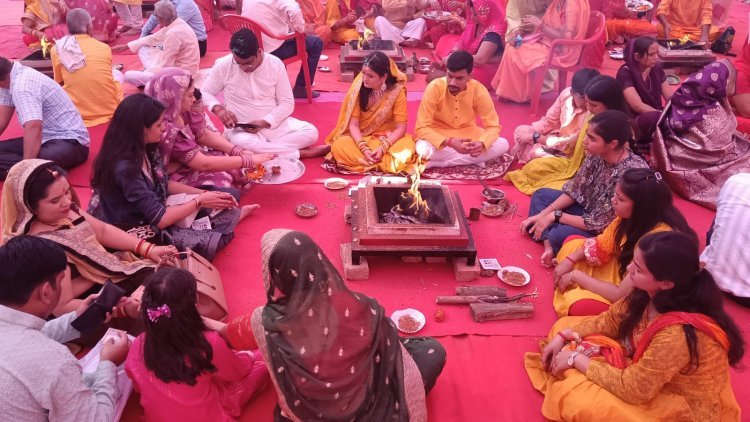 नौ कुंडीय गायत्री महायज्ञ का समापन