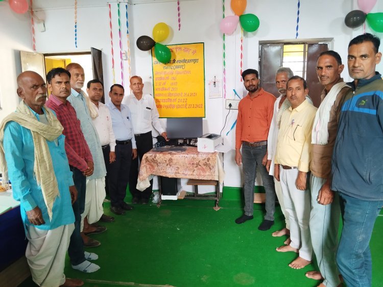 भामाशाह ने विद्यालय को कम्प्यूटर व प्रिंटर भेंट की