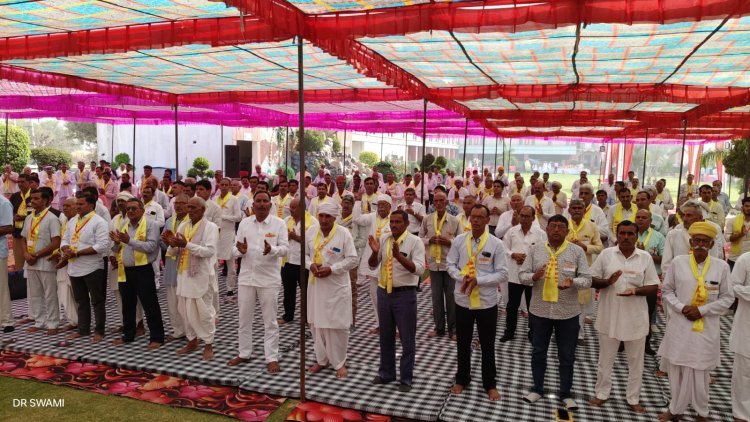 स्वामी समाज के लोगों ने हक व अधिकार के लिए भरी हुंकार 