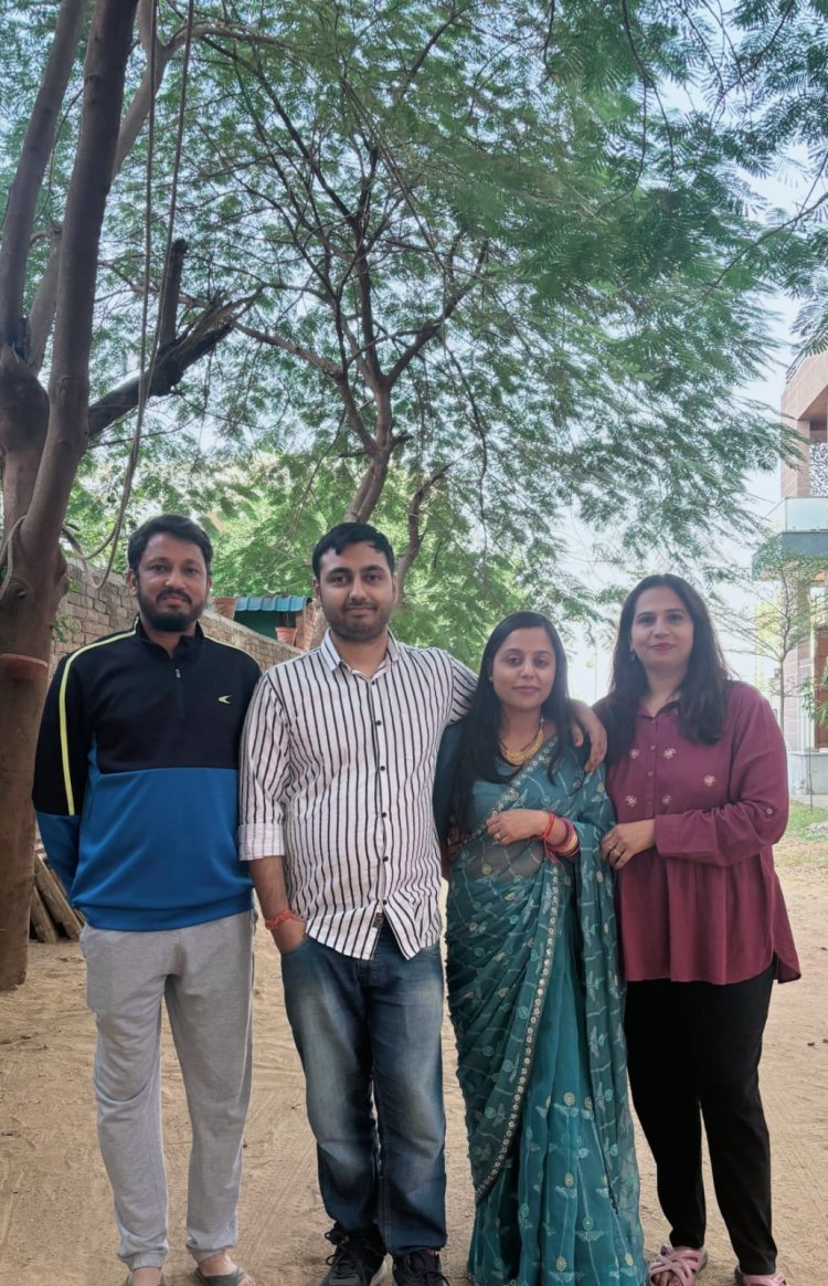 नवविवाहित जोड़े ने वृक्षारोपण कर दिया पर्यावरण संरक्षण का संदेश