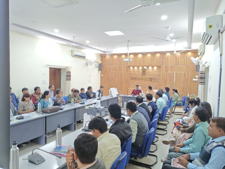 सतत विकास लक्ष्य क्रियान्वयन व मॉनिटरिंग समिति की बैठक आयोजित 