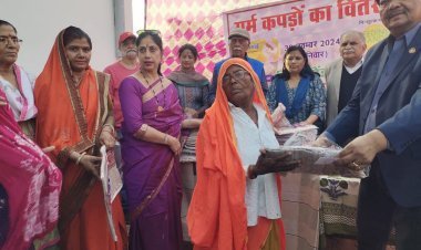 जरूरतमंदों को बांटे गर्म कपड़े, जयपुर की संस्था ने निभाई सेवा की मिसाल