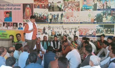 पूर्व विधायक रामलाल शर्मा ने भाजपा कार्यकर्ताओं के साथ ली संगठनात्मक बैठक