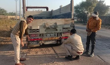 सड़क सुरक्षा अभियान के तहत लापरवाही पर चालान, जागरूकता कार्यक्रम आयोजित  