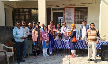 छात्रा सपना सैनी का राष्ट्रीय कार्यक्रम "प्रेरणा" में हुआ चयन ,किया स्वागत