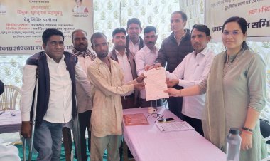 सांभर पंचायत समिति में विमुक्त- अर्ध घुमंतू शिविर में 36 पट्टे बांटे 