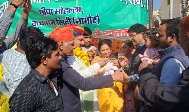 कुचामन में 278 बच्चों को पोलियो की खुराक, मंत्री विजय सिंह चौधरी ने किया शुभारंभ  