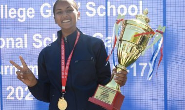 सरदारशहर की बेटी सूर्यांशी शेखावत ने जीता टेनिस में गोल्ड मैडल