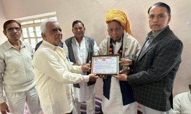 वन विहार विकास समिति के पदाधिकारी व भामाशाहों का स्वागत