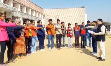 राजकीय महाविद्यालय में  मानवाधिकार दिवस पर ली शपथ