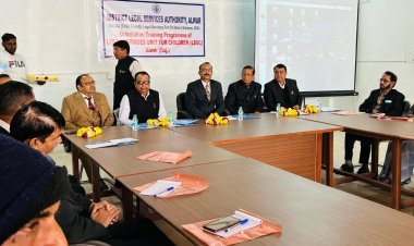 दो दिवसीय ओरिएंटेशन प्रशिक्षण कार्यक्रम का शुभारंभ  बाल मैत्रीपूर्ण सेवाओं और विधिक सहायता पर चर्चा  