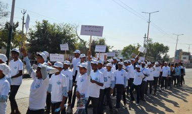 अटल भू जल योजना अंतर्गत ब्लॉक स्तरीय जागरूकता रैली का आयोजन, जल संरक्षण का दिया संदेश