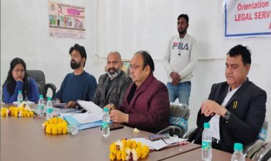 दो दिवसीय ओरिएंटेशन प्रशिक्षण कार्यक्रम का शुभारंभ, मानसिक स्वास्थ्य और विधिक सेवाओं पर जोर  