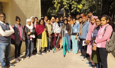 सर्वेक्षण और रोजगार के अवसर विषय पर चल रहे प्रशिक्षण में विभिन्न विधियों द्वारा ज्ञात किया समतलन