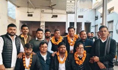 रतनगढ़ अभिभाषक संघ के चुनाव: मनीष शर्मा बने अध्यक्ष, खेमराज उपाध्यक्ष 