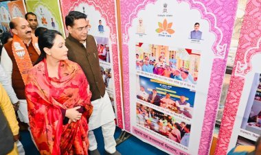 उप मुख्यमंत्री दिया कुमारी ने अजमेर में जिला विकास प्रदर्शनी का शुभारंभ  