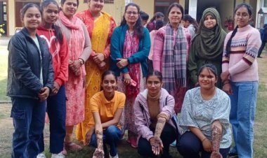 हेत्तमसर में मेहन्दी व एकल गायन प्रतियोगिता आयोजित 