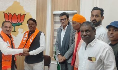 कांग्रेस के पूर्व पार्षद और हंसराज सियोता भाजपा में शामिल  