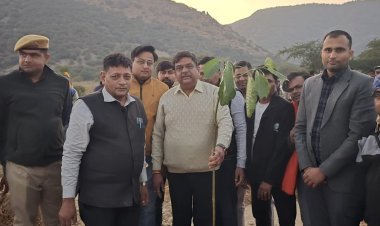 मुख्यमंत्री के जन्मदिन पर वन मंत्री ने किया पौधारोपण, पर्यावरण संरक्षण का संदेश दिया  