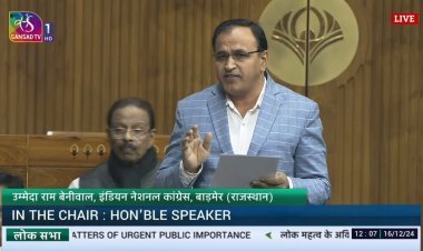 सांसद उम्मेदाराम बेनीवाल ने उठाया बिजली संकट का मुद्दा, किसानों को राहत देने की मांग 