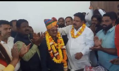 राज्य मंत्री विजयसिंह द्वारा नगर परिषद में नेता प्रतिपक्ष के कार्यालय का उद्घाटन 