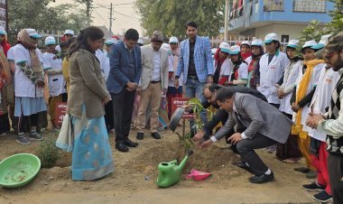 पंजाब नेशनल बैंक ग्रामीण स्वरोजगार प्रशिक्षण संस्थान में बैंक मित्रा प्रशिक्षण कार्यक्रम का निरीक्षण, पौधरोपण और मार्गदर्शन