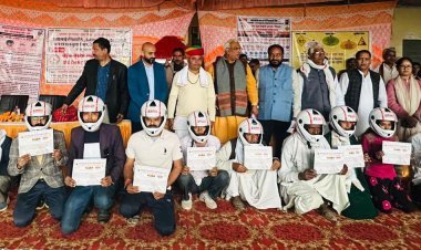 सड़क सुरक्षा के लिए जागरूकता अभियान: गृह राज्यमंत्री बेढम ने दिलाई शपथ 