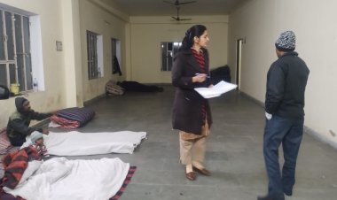 रैन बसेरों का औचक निरीक्षण: सचिव पल्लवी शर्मा ने सुविधाओं का लिया जायजा