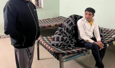 देर शाम जिला कलक्टर ने किया रैन बसेरे का औचक निरीक्षण, व्यवस्थाओं का लिया जायजा