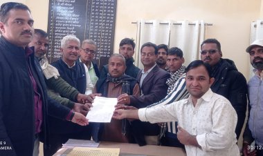 ईआरसीपी के डीपीआर में संशोधन की मांग, जमवारामगढ़ में मुख्यमंत्री के नाम ज्ञापन सौंपा