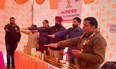 सरदारगढ़ में मुख्यमंत्री आयुष्मान आरोग्य शिविर आयोजित 