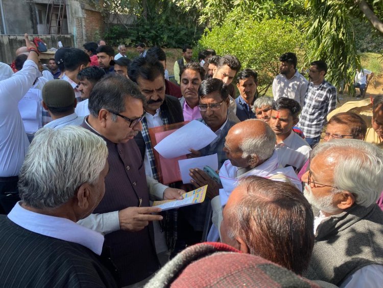 डॉ. सतीश पूनिया ने की जनसुनवाई, उमड़ा जनसैलाब