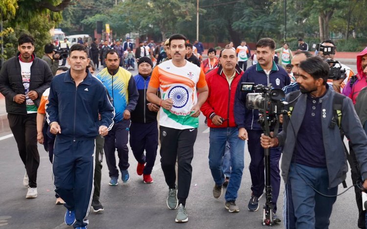 कैबिनेट मंत्री कर्नल राज्यवर्धन राठौड़ ने होनर रन का किया शुभारंभ