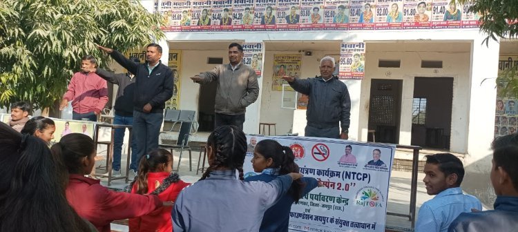 तंबाकू मुक्त राजस्थान अभियान: युवाओं को नशा मुक्ति की शपथ भवानी फाउंडेशन में आयोजित कार्यशाला में जागरूकता पर जोर