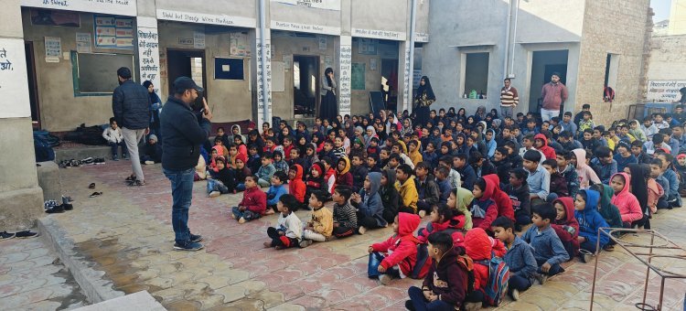 विद्यार्थियों को जल संरक्षण के प्रति किया जागरूक