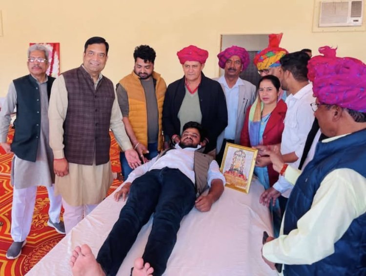 युवाओं को प्रेरित करना जरूरी: रामलाल शर्मा, रक्तदान शिविर में 154 यूनिट रक्त संग्रहित 
