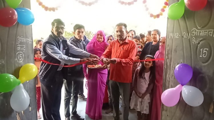 सुमेरपुर: तीन नवीन आंगनवाड़ी केंद्रों का हुआ उद्घाटन
