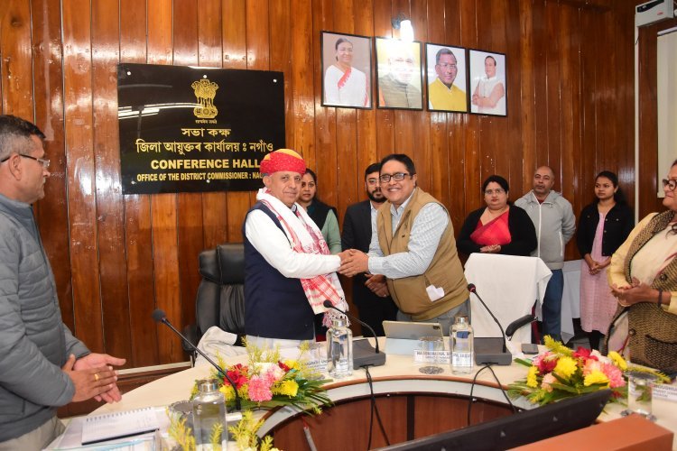 केंद्रीय मंत्री भागीरथ चौधरी ने असम के नागांव में योजनाओं की समीक्षा, विकास पर जोर