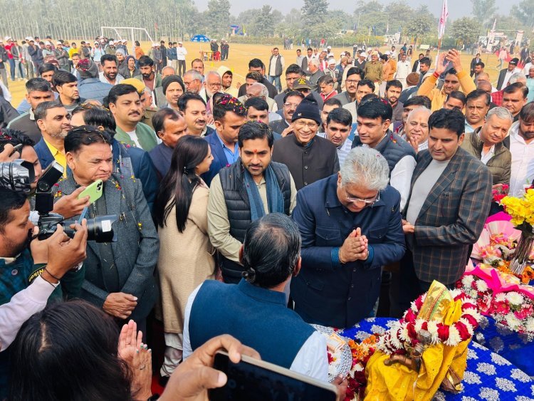अलवर सांसद खेल उत्सव का भव्य शुभारंभ: 10,000 युवा खेल प्रतिभाओं को मिलेगा मंच 