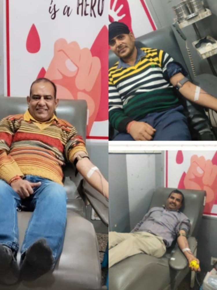 रक्तदान से बेहतर कोई दान नहीं: गिरीश गुप्ता ने किया 71वां रक्तदान, लोगों को किया प्रेरित