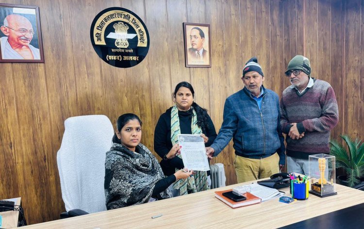 मरुधरा किसान यूनियन ने ओलावृष्टि से प्रभावित फसलों पर मुआवजे की मांग को लेकर सौंपा ज्ञापन