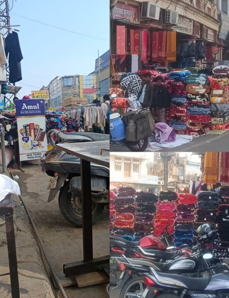 अलवर में अतिक्रमण की बढ़ती समस्या: सड़कों पर दुकानें और बाधित यातायात बनी चुनौती  