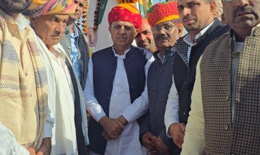 स्व. सांवरलाल जाट की जयंती पर केंद्रीय मंत्री भागीरथ चौधरी ने दी श्रद्धांजलि