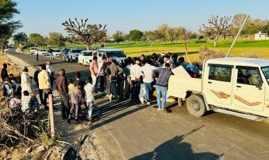 कुकनवाली इंडाली हरिपुरा भांवता सड़क पर विजलेंस टीम द्वारा हुई जांच   (ग्रामीणों ने कहा नहीं हुई कार्रवाई तो पुनः करेंगे विरोध प्रदर्शन)