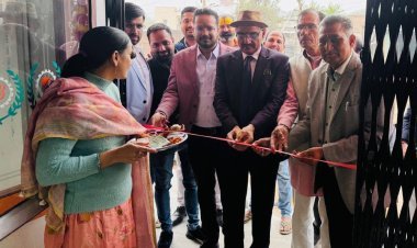 मण्डावा में ग्रामीण बैंक के नए भवन का शुभारंभ