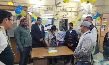 चाकसू के यूको बैंक में स्थापन दिवस बड़ी धूमधाम से मनाया