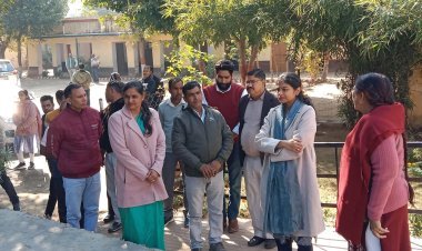 जिला कलक्टर का लक्ष्मणगढ़ दौरा: जनसुनवाई, स्कूल और कृषि परियोजनाओं का निरीक्षण 