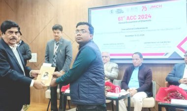 केतुल कुमावत को "प्रोफेसर अनीमेश चक्रवर्ती यंग साइंटिस्ट अवॉर्ड" से सम्मानित  