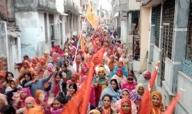 श्री राम मंदिर प्राण प्रतिष्ठा वर्षगांठ पर बाली में भव्य प्रभात फेरी, हजारों भक्तों ने लिया भाग  
