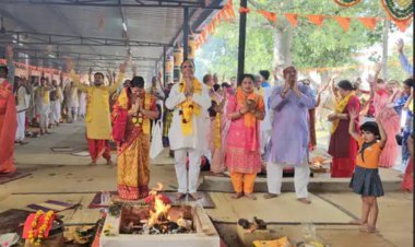 मकर संक्रांति पर हिंगोनिया गौशाला में 56 भोग और 51 कुंडीय यज्ञ का आयोजन 